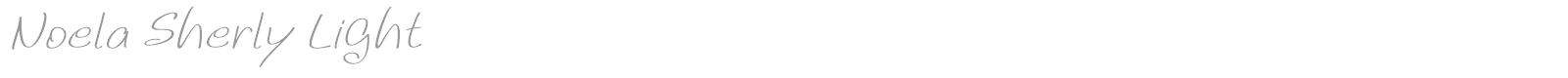 Noela Sherly font preview